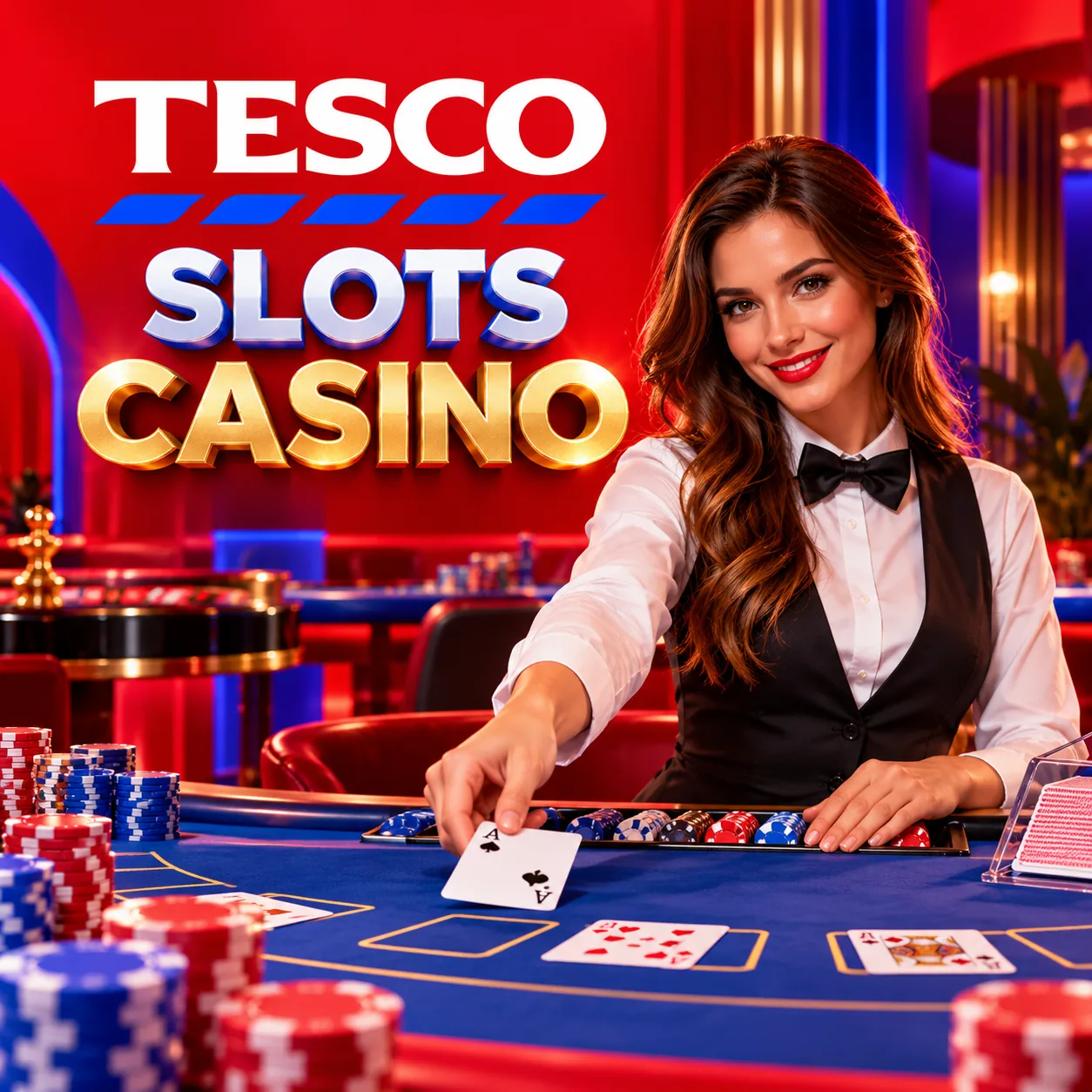 Live roulette table streamed at Tesco Slots Casino
